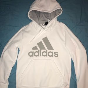 White adidas hoodie